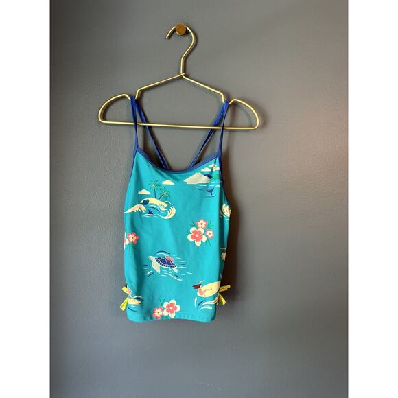 Mini Boden Hawaiian Print Tankini Top - Picture 1 of 4